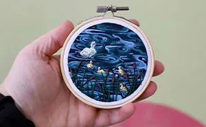 I Combine Painting And Embroidery To Make Mixed-Media Animal Artworks (10 Pics)