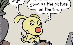 Artist Makes 30 Hilarious One-Panel Comics About A Cute Dog And His Daily Dilemmas