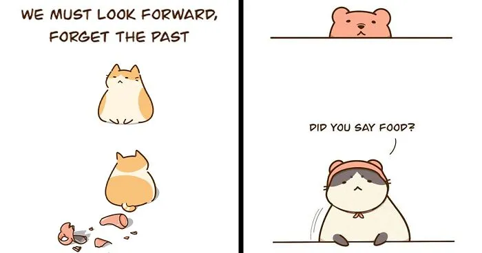 19 Wholesome Comics By Olive Yong Showing The Sweet And Naughty Side Of Chubby Cats