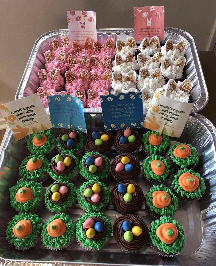Easter Cupcakes For The Family Picnic