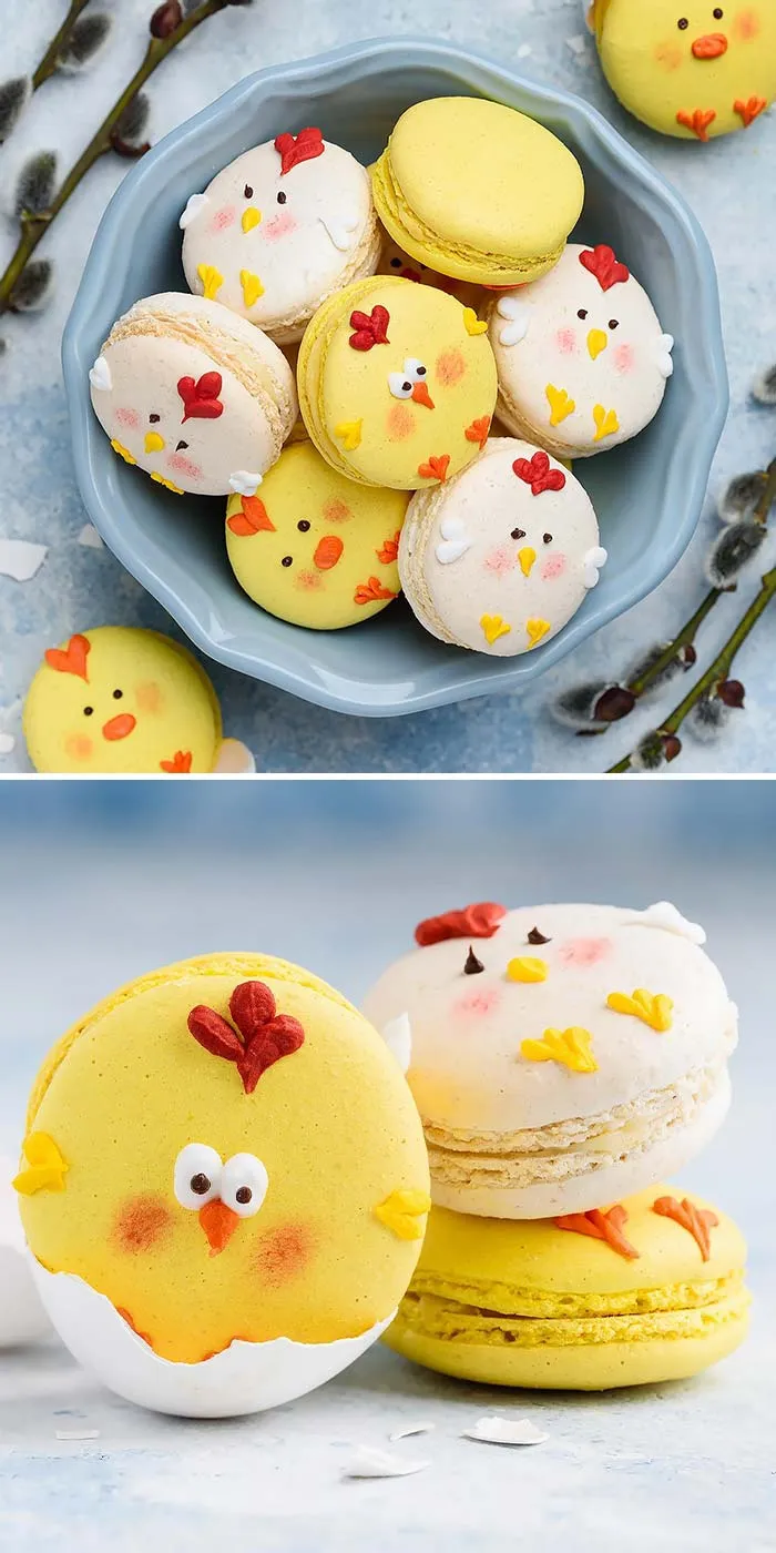 Easter Macarons Chicks