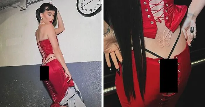 Katy Perry Flashes Her Thong And Butterfly Tattoo At Billboard Women In Music Awards 2024