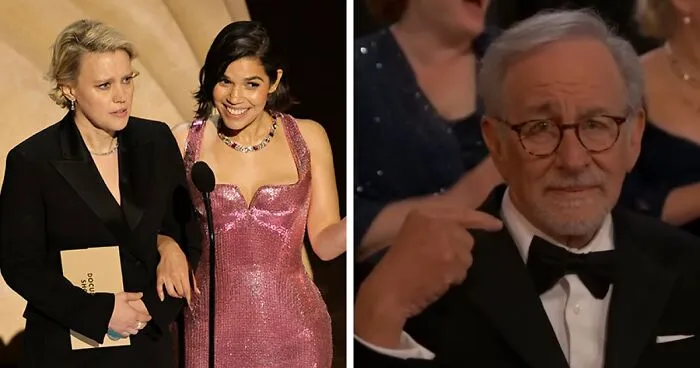Kate Mckinnon Discovers She’s Been Sending “Tasteful Nudes” To Steven Spielberg At The 2024 Oscars
