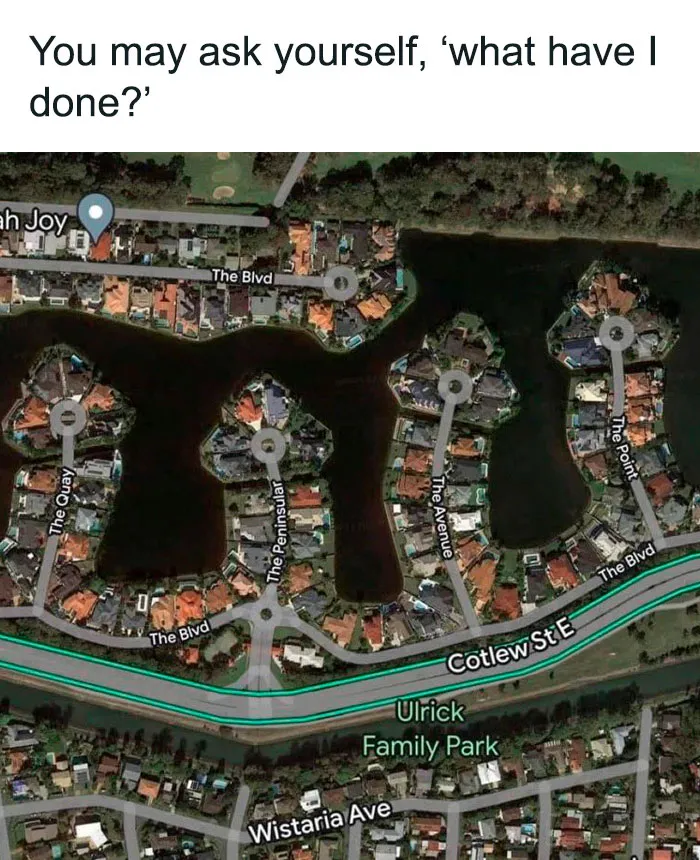 “Classic Urban Planning”: 30 Spot-On Memes That Highlight The Absurdity Of Modern City Planning