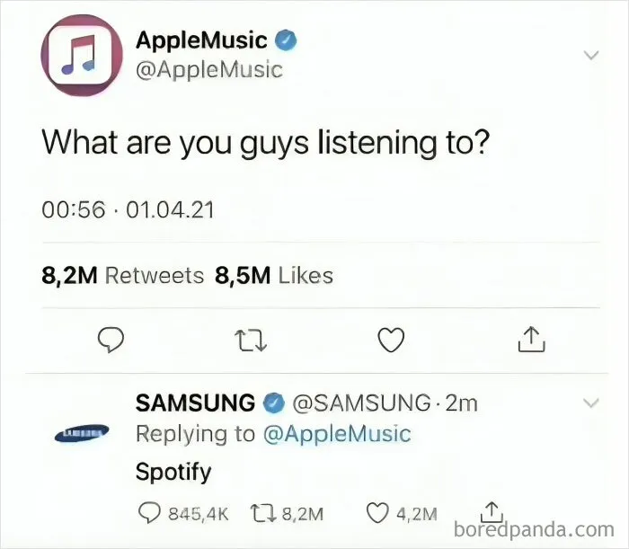 Apple vs. Samsung Ft. Spotify