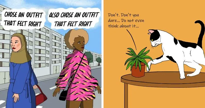 Life's Little Paradoxes: 13 Comics By Sarah Akinterinwa Offering Insight And Humor