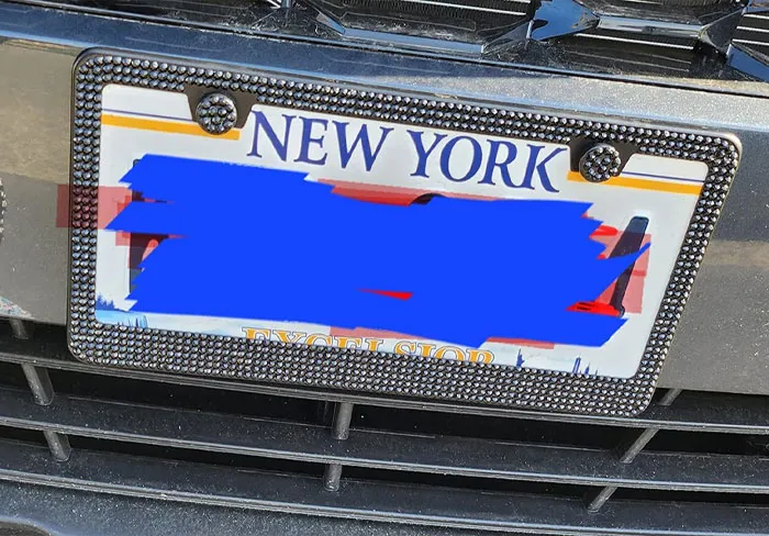 Sparkle & Dazzle On The Road With This <span Style="Font:inherit;color:#d74b1f;"> Adorable, High-Quality Bling License Plate Frame</Span>!