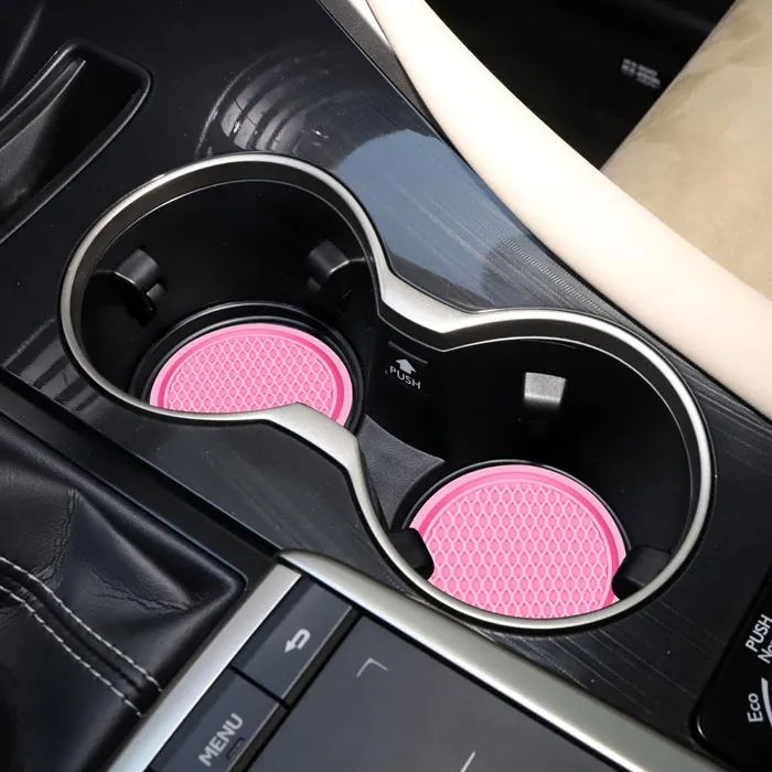 <span Style="Font:inherit;color:#d74b1f;"> Universal Non-Slip Cup Coasters</Span>: Add A Pop Of Color And Keep Your Car Tidy!