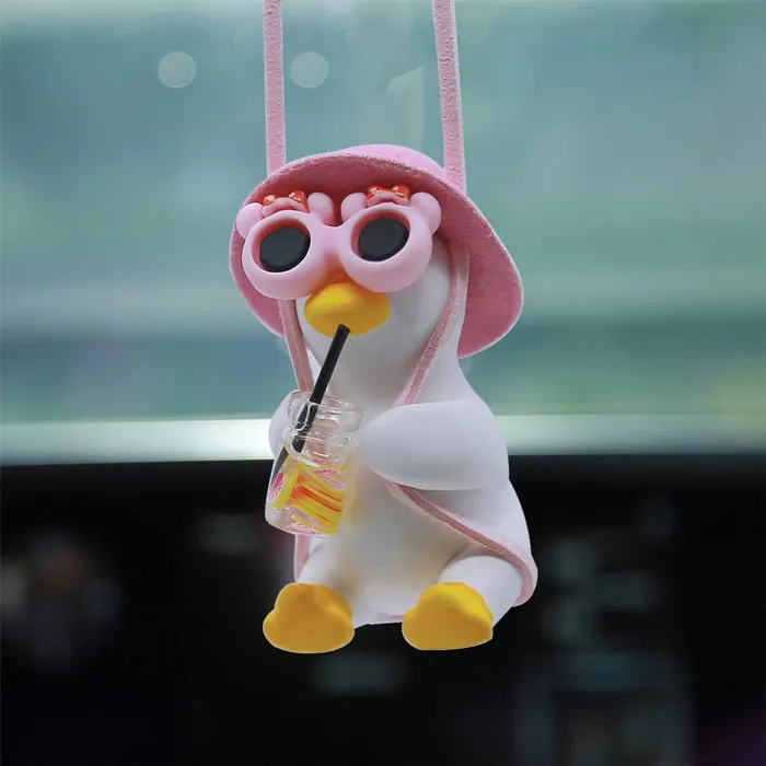 Jazz Up Your Car With This Fun, <span Style="Font:inherit;color:#d74b1f;"> Swinging Duck Ornament</Span> - For The Girl Who Loves A Quirky Touch!