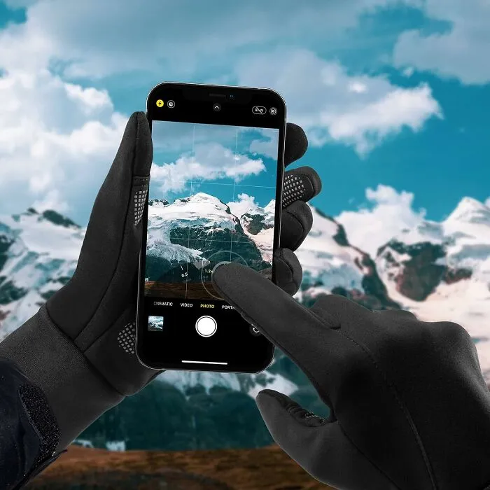 Active In Any Weather: <span Style="Font:inherit;color:#d74b1f;"> Thermal Fanvince Gloves</Span> With Touch Screen Capability!