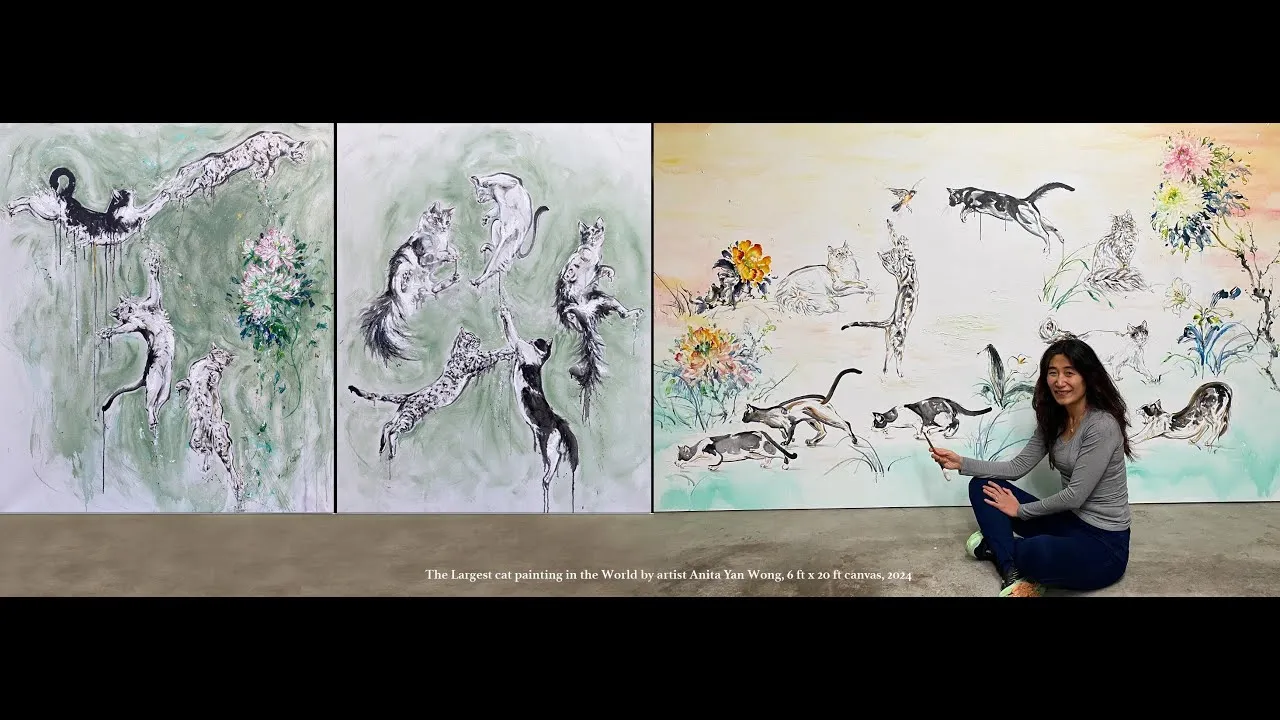 The Largest Cat Painting In The World