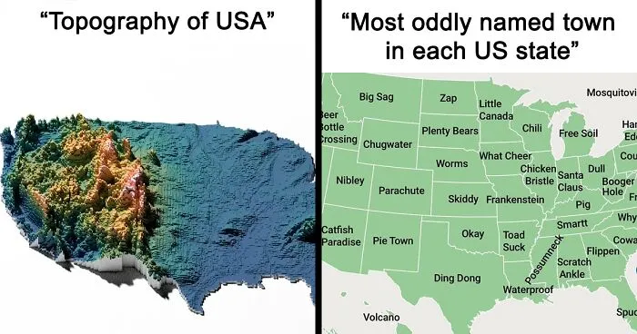 Exploring America: 45 Maps That Might Shift Your View Of The US