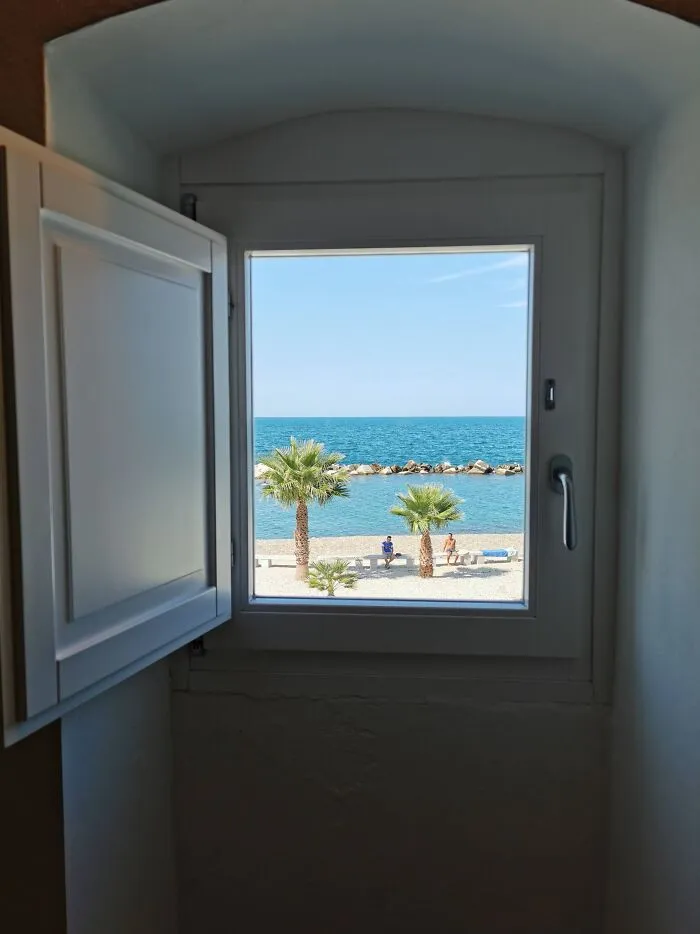 The Window Of My Hotel Room Looks Like A Wall Painting