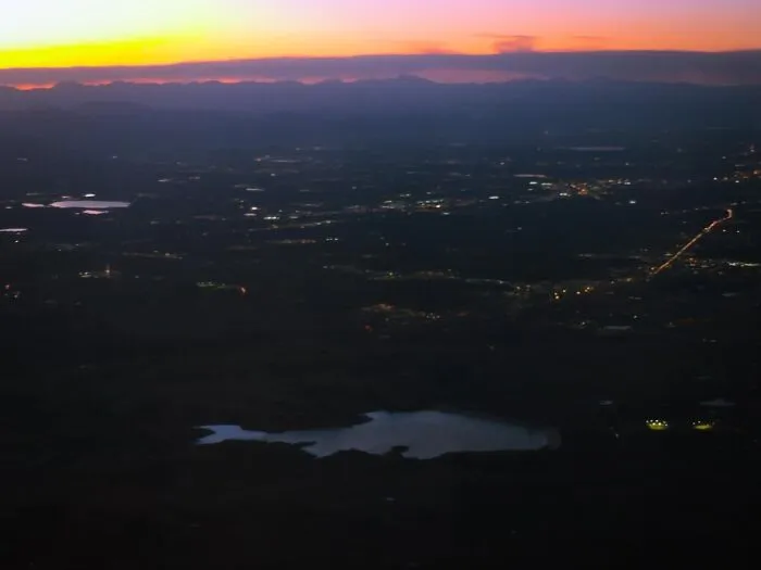 I Saw This Lake That Is Shaped Like Fish Outside My Plane Window