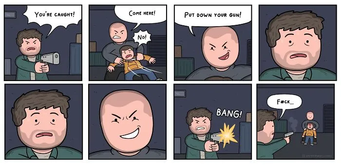 Artist Makes 25 Dark Humor Comics That Are Witty And Unexpected (New Pics)