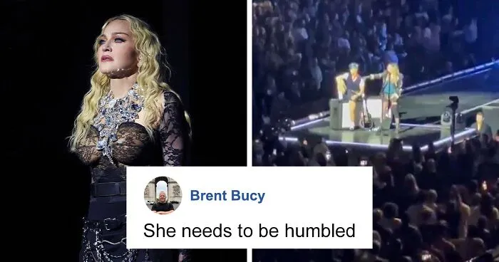 Awkward Moment Madonna Calls Out Fan For Sitting Down Only To Realize They’re In A Wheelchair