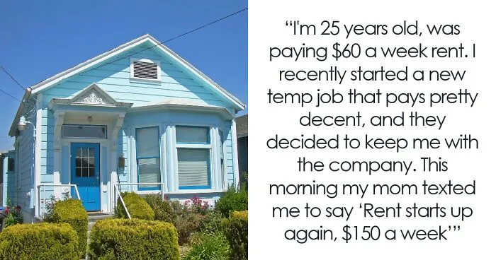 Son Starts Making Plans To Move Out After Mom Hikes Rent, She Is Shocked