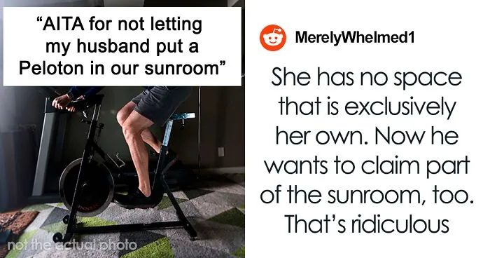 Woman Doesn’t Let Husband Invade Her Personal Corner At Home With His Peloton, Drama Ensues