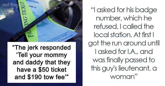 “I Sat Eating Popcorn”: Woman Gets Petty Revenge On A Cop Who Won’t Admit His Mistake