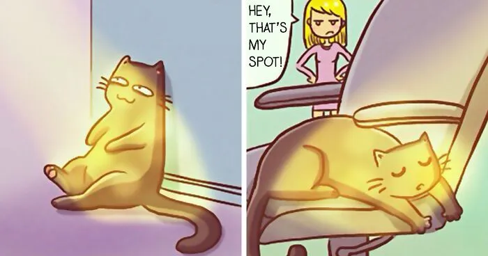 30 Comics Perfectly Depicting Hilarious Cat Antics, By This Artist From Tallinn