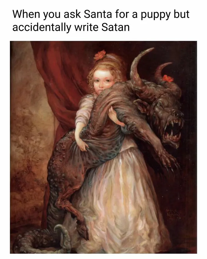50 Paintings Perfectly Suited For Memes, Courtesy Of “Art Memes Central” (New Pics)