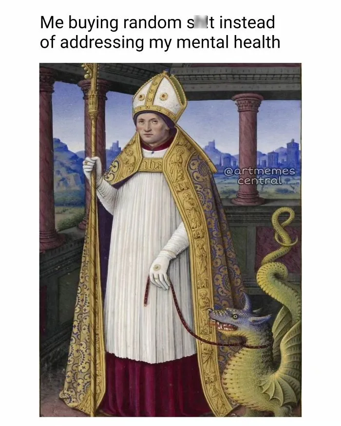 50 Paintings Perfectly Suited For Memes, Courtesy Of “Art Memes Central” (New Pics)