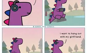 40 New "Dinosaur Couch" Comics Exploring Complex Emotions And Mental Health