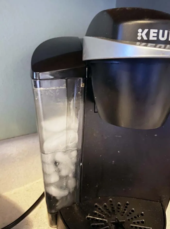 Mi novio quería un latte con hielo