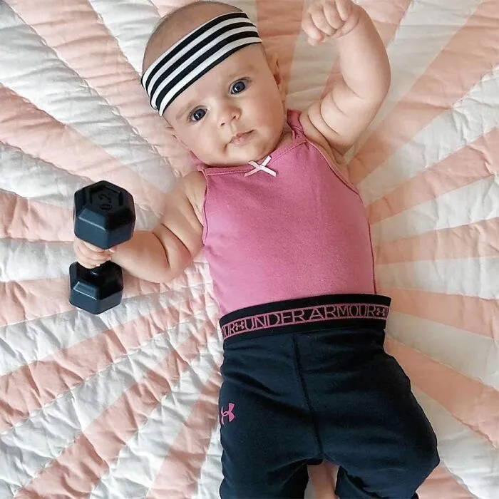 Because 'Bicep Curls' Is Exactly What Your Baby Needs In Life - Gift Them <span Style="Font:inherit;color:#d74b1f;"> Buff Baby Dumbbell</Span>!
