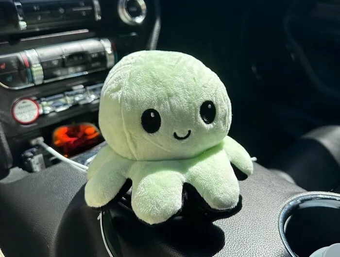 Experience Twice The Fun With The Original <span Style="Font:inherit;color:#d74b1f;"> Reversible Octopus Plushie</Span>: Flip Its Expression For A Whole New Mood