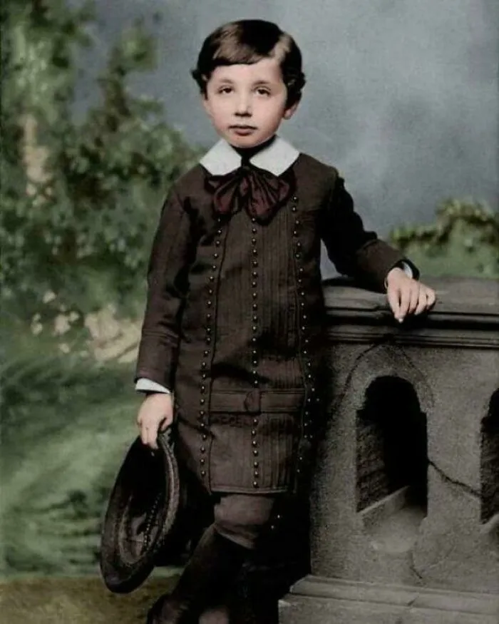 Five-Year-Old Albert Einstein, 1884