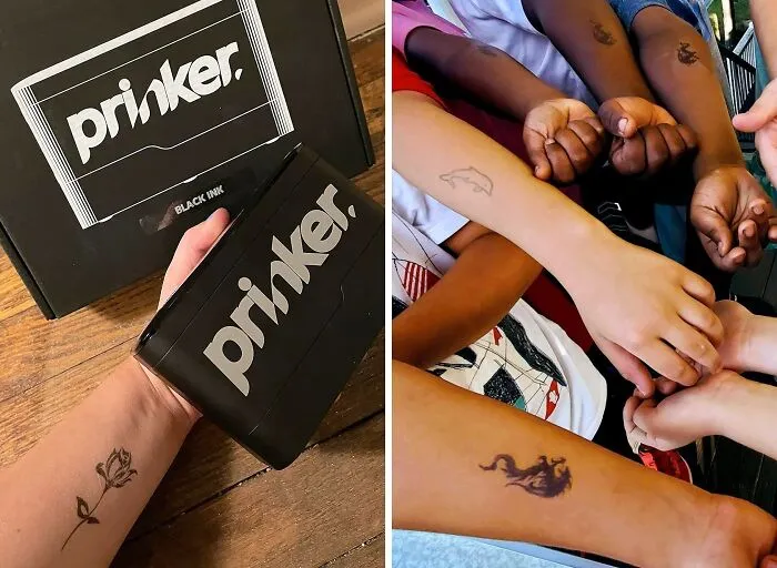  <span Style="Font:inherit;color:#d74b1f;"> Prinker S Temporary Tattoo Device </Span> - Match Your Mood With Custom Temporary Tattoos!
