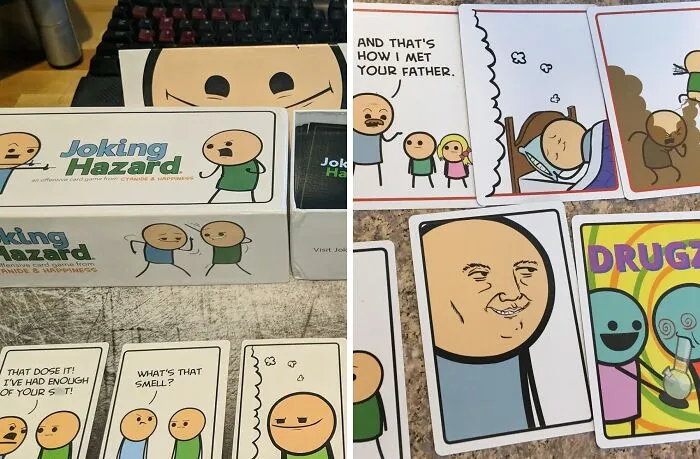 Enjoy Hilarious Fun With <a Style="Display:inline;" Href="Https://Www.amazon.com/Joking-Hazard-Llc/Dp/B07k5bd5f4?ie=utf8&th=1&linkcode=ll1&tag=bporca-20&linkid=88135f98e3155faa7e162332db5d020c&language=en_us&ref_=as_li_ss_tl" Target="_blank"><span Style="Font:inherit;color:#d74b1f;"> Joking Hazard</Span> - A Comic Building Party Game