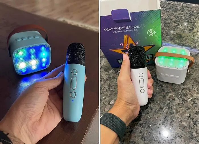 Tired Of The 'Frozen' Soundtrack? Let Them Put On Their Own Twisted Concert With This <span Style="Font:inherit;color:#d74b1f;"> Mini Karaoke Machine</Span>