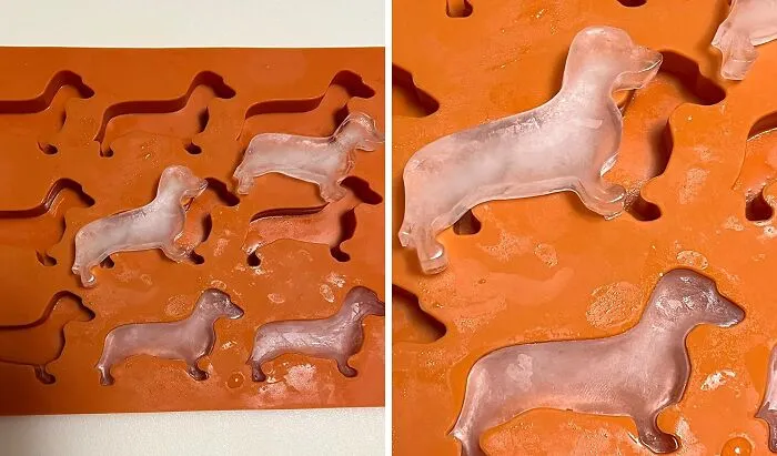 Add A Touch Of Whimsy To Your Drinks With Dachshund Dog Shaped Silicone <span Style="Font:inherit;color:#d74b1f;"> Ice Cube Molds And Tray</Span>