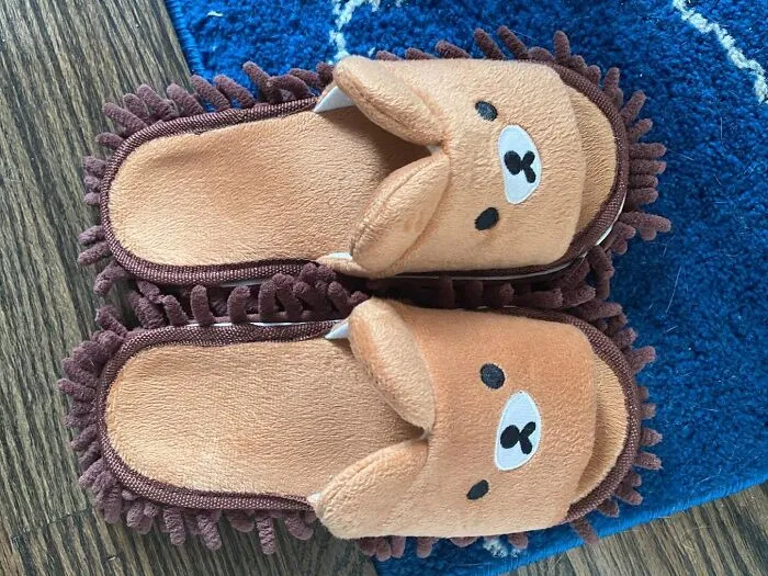 Keep Your Floors Clean With <span Style="Font:inherit;color:#d74b1f;"> Bear Microfiber Washable Mop Slippers</Span>: Turn Cleaning Into A Fun And Comfortable Activity