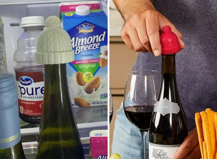 Keep Your Wine Fresh And Stylish With A <span Style="Font:inherit;color:#d74b1f;"> Beanie Wine Stopper</Span>: Add A Touch Of Whimsy To Your Wine Collection