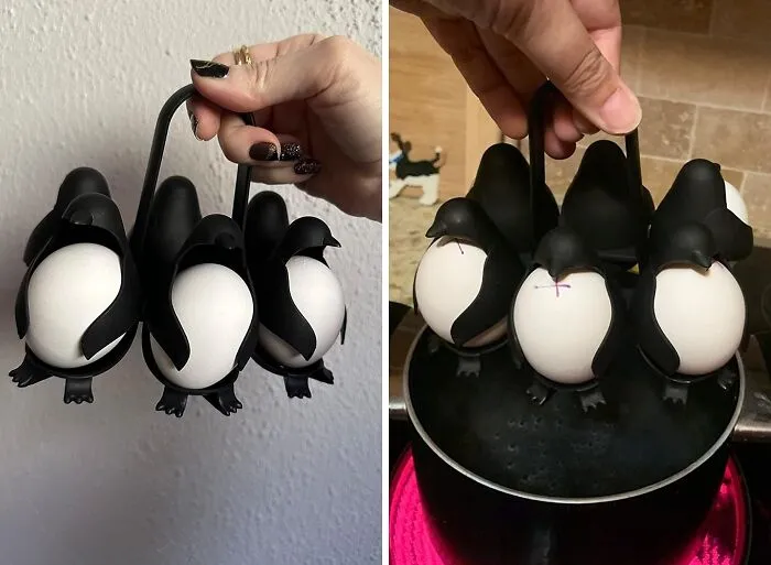 Make Breakfast Fun With A <span Style="Font:inherit;color:#d74b1f;"> Penguin-Shaped Egg Cooker And Holder</Span>: Delightful Addition To Your Morning Routine