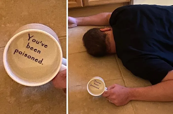 The Perfect Blend Of Humor And Dark Roast – <span Style="Font:inherit;color:#d74b1f;"> Funny Coffee Mug 'You've Been Poisoned.'</Span> Sips Tea, Or Poison?