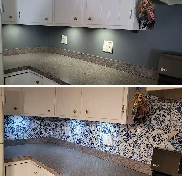 Chic Transformation: <a Style="Display:inline;" Href="Https://Www.amazon.com/Dp/B07qc475gp?ascsubtag=7625166%2c5%2c29%2cd%2c0%2c0%2c0%2c900%3a2%3b974%3a2%3b1125%3a1%3b1242%3a1%2c0%2c0%2c0&th=1%252cbf%2cbf&linkcode=ll1&tag=bpmoose-20&linkid=2d60bd4fcad7e50a7c1aee18bc1bafdc&language=en_us&ref_=as_li_ss_tl" Target="_blank"><span Style="Font:inherit;color:#d74b1f;"> Mediterranean Tile Wallpaper</Span> For Easy Elegance!