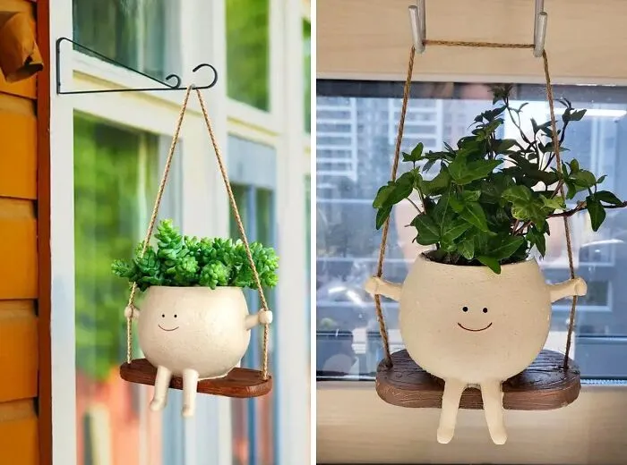 Bring Life To Your Place With A Charmingly Cheeky <span Style="Font:inherit;color:#d74b1f;"> Smiling Swing Pot</Span>