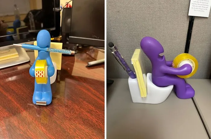 <span Style="Font:inherit;color:#d74b1f;"> The Butt Tape Dispenser </Span>- Stick To The Fun In The Office