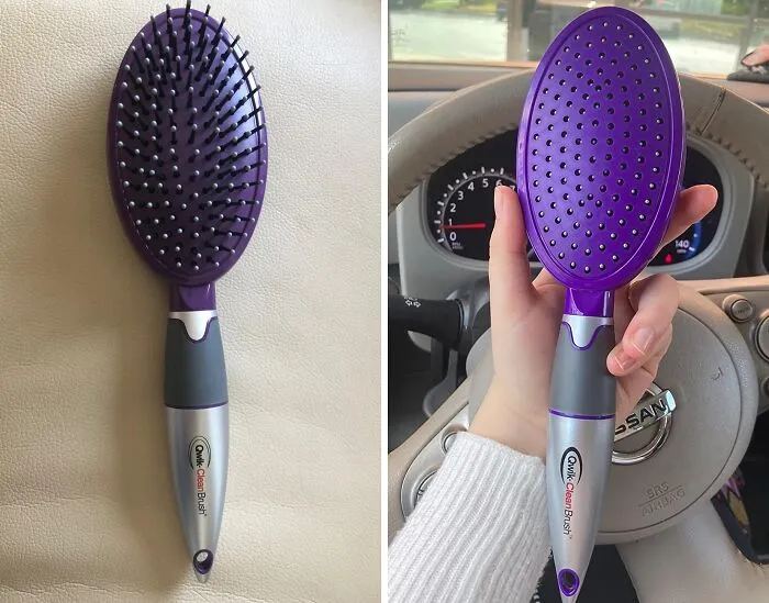 Unlock Smooth And Tangle-Free Hair With The Retractable Bristles And Detangling <span Style="Font:inherit;color:#d74b1f;"> Oval Brush</Span>