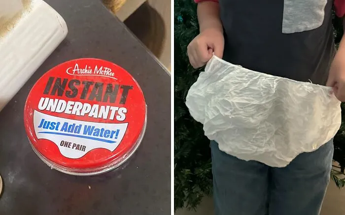Splash & Wear:<span Style="Font:inherit;color:#d74b1f;"> Archie Mcphee’s Instant Underpants</Span>