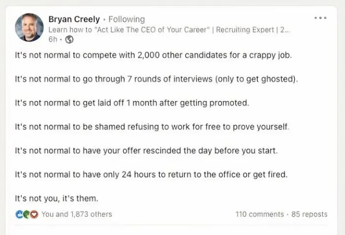 Even Recruiters And Career Coaches Say This Job Market Is Not Normal