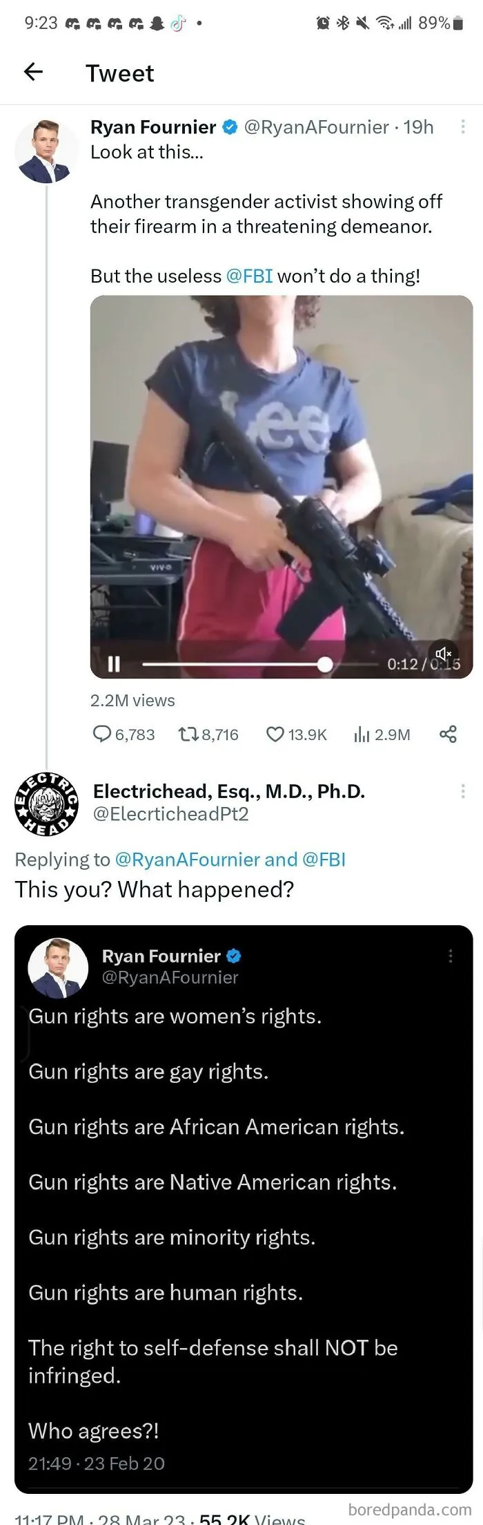 Gun Rights Are Great Unless People I Don't Like Have Them
