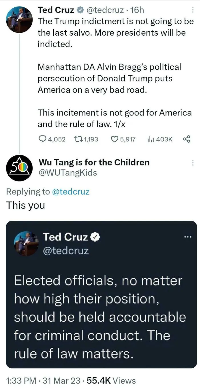 His Comment Wasn't Meant For His Party, Obviously