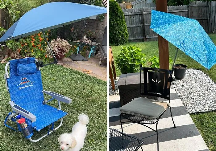 Stay Shaded In Style With <span Style="Font:inherit;color:#d74b1f;"> The Adjustable Umbrella With Universal Clamp</Span>: Your Versatile Protection For Picnic Comfort