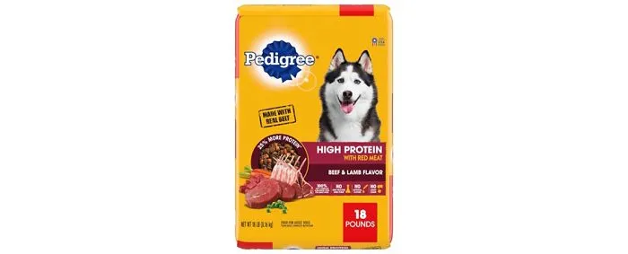 Pedigree High Protein Formula with Red Meat