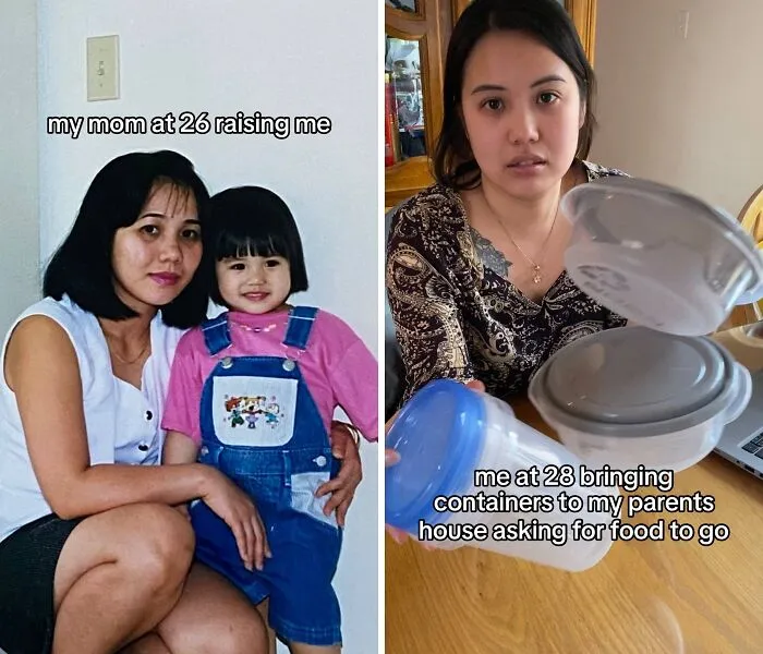 36 People Share Funny Differences Between Parents And Themselves At The Same Age, Internet Loves It